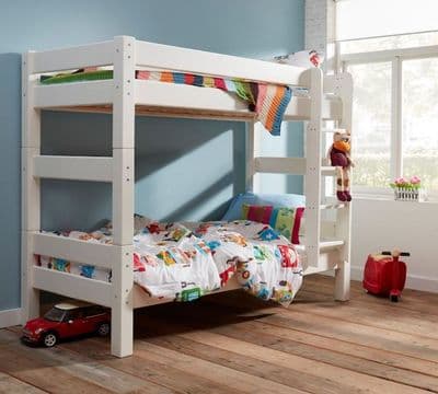 Scandinavia White Euro Bunk Bed