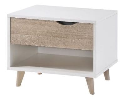 Stockholm  1 Drawer Bedside Cabinet