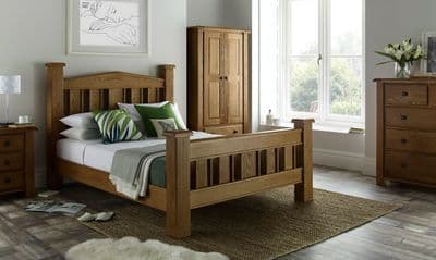 Vermont Solid Oak Superking 6ft Bedframe