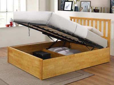 Zoe  Wooden Double 4ft6 Ottoman Bedframe