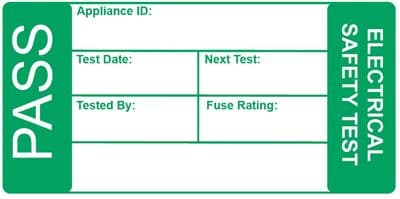 PAT Testing Labels