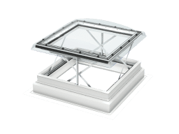 VELUX - CSP 120120 1073Q - AOV flat roof window, laminated inner pane, PVC construction, 100x120