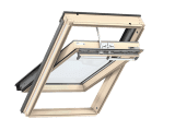 VELUX - GGL CK02 307021U - Pine (Clear Lacquer), electricINTEGRA, C/P RW, laminated glazing, 55x78