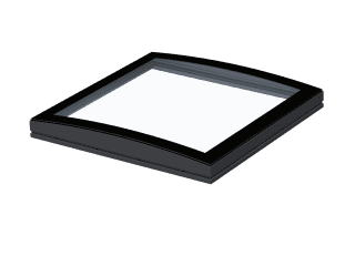 VELUX - ISD 120120 1093 - Curved glass top unit for FRW, scratch resistant, 0-15 degrees,120x120