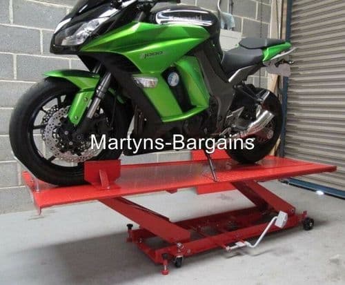 1000Lbs Hydraulic Motorbike Lift Ramp