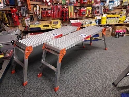 2 x Plasterers working Platform Lightweight step up Longer work Hop up Platform