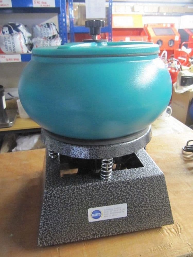 300mm Vibratory Tumbler Parts Cleaner / Polisher 20KG Capacity Model 12