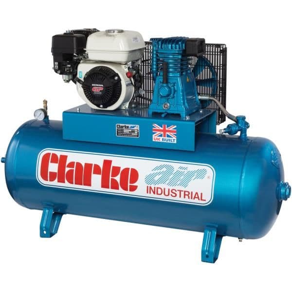 Air Compressor Petrol 6 5Hp Honda Engine 15CFM Clarke