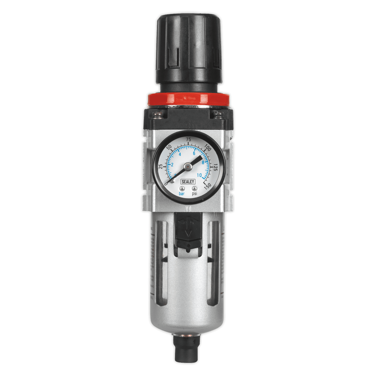 Air Filter/Regulator with Gauge Sealey