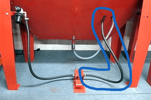 Air Hose Air in Hose for Suction Sandblast Cabinet SBC420 SBC990