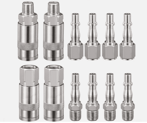 Air Hose Quick Release Coupling Set -  12 pieces