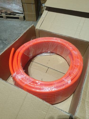 Air Line Hose 12mm x 16mm Orange PU