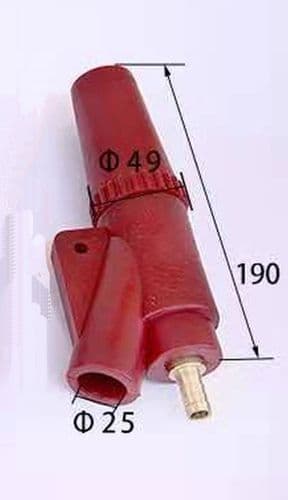 Aqua Blast Gun For Aqua Blaster Cabinet with Boron Carbide Nozzle 10 x 80 x 29mm