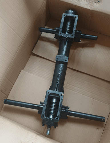 Axle, Complete Axle Replacement for Neilsen or Mattis Petrol Rotavator