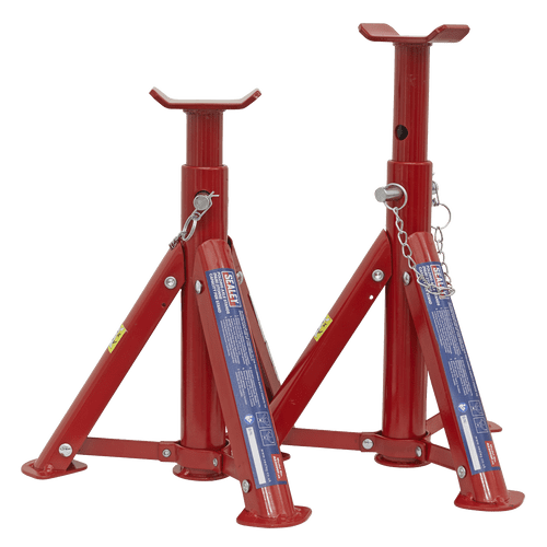 Axle Stands (Pair) Sealey 2ton Capacity per Stand - Folding Type