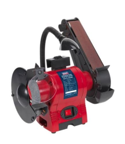 Bench Grinder 6 inch Sealey/ Belt Sander & Work Light Motor Power 250W. BG150BS