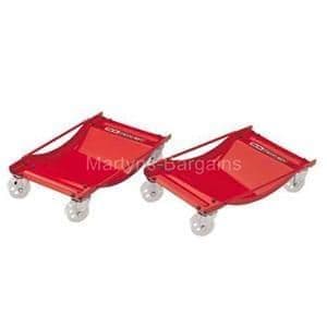 Clarke 1/2T 500kg Automotive Wheel Dolly (Pair) Load rating 500Kgs per dolly.