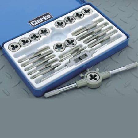 Clarke 24 Piece Tap & Die Set CHT302