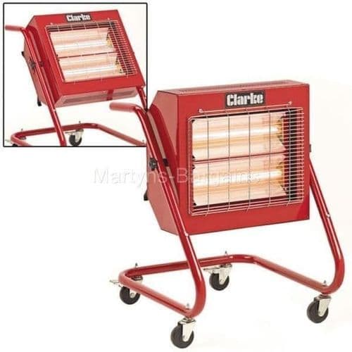 Clarke 370SPC Devil Swivel Head Halogen Infra-Red Heater 230V