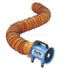 Clarke 8 Inch Portable Ventilator Fan With 5m of PVC Ducting