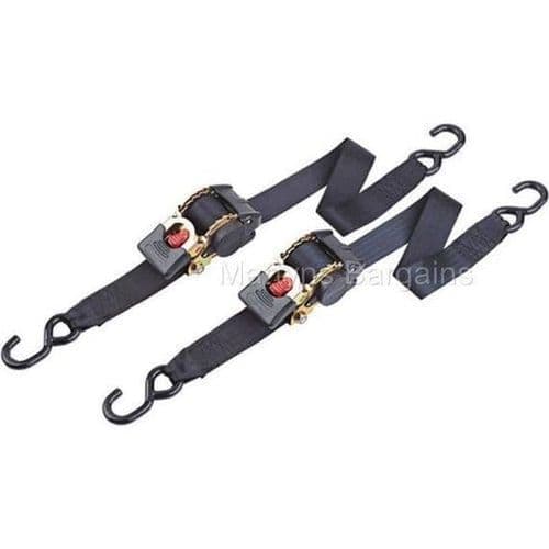 Clarke CHT753 3m Heavy Duty Ratcheting Tie Down (Pack Of two)