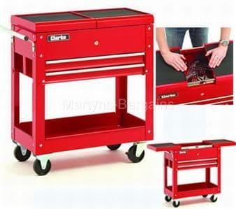 Clarke CTT130 Tool & Parts Trolley. Tool Box on Wheels