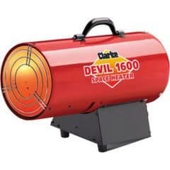 Clarke Devil 1600 Propane Fired Space Heater