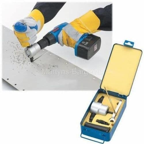 Clarke DHC-2 Double Headed Metal Nibbler, Fits to any electric or power drill.
