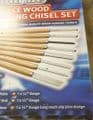 Clarke Wood Turning Chisel Set CHT874 8 Piece