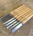 Clarke Wood Turning Chisel Set CHT874 8 Piece