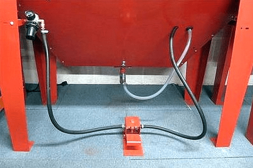 Foot Pedal Conversion Kit Sand blast Cabinet No 2