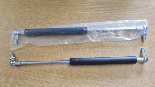 gas strutts x Replacement Door Support for SBC350F Sandblast Cabinet. PAIR