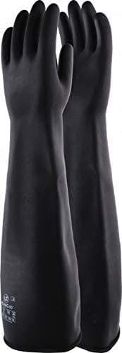 Gauntlets Gloves Konig 60 -HEAVY DUTY RUBBER SAND BLAST CABINET GLOVES Size 10 Length 60cm