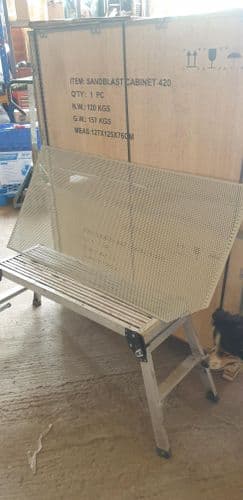 grill Replacement for SBC420 Sand Blast Cabinet. Grill for Inside Blast Cabinet