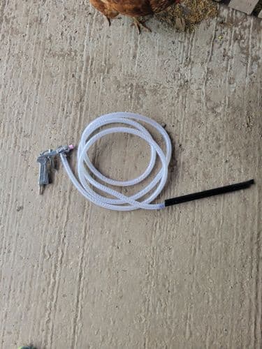 Grit Blast Gun with Pickup pipe. Cheap Sandblast set up