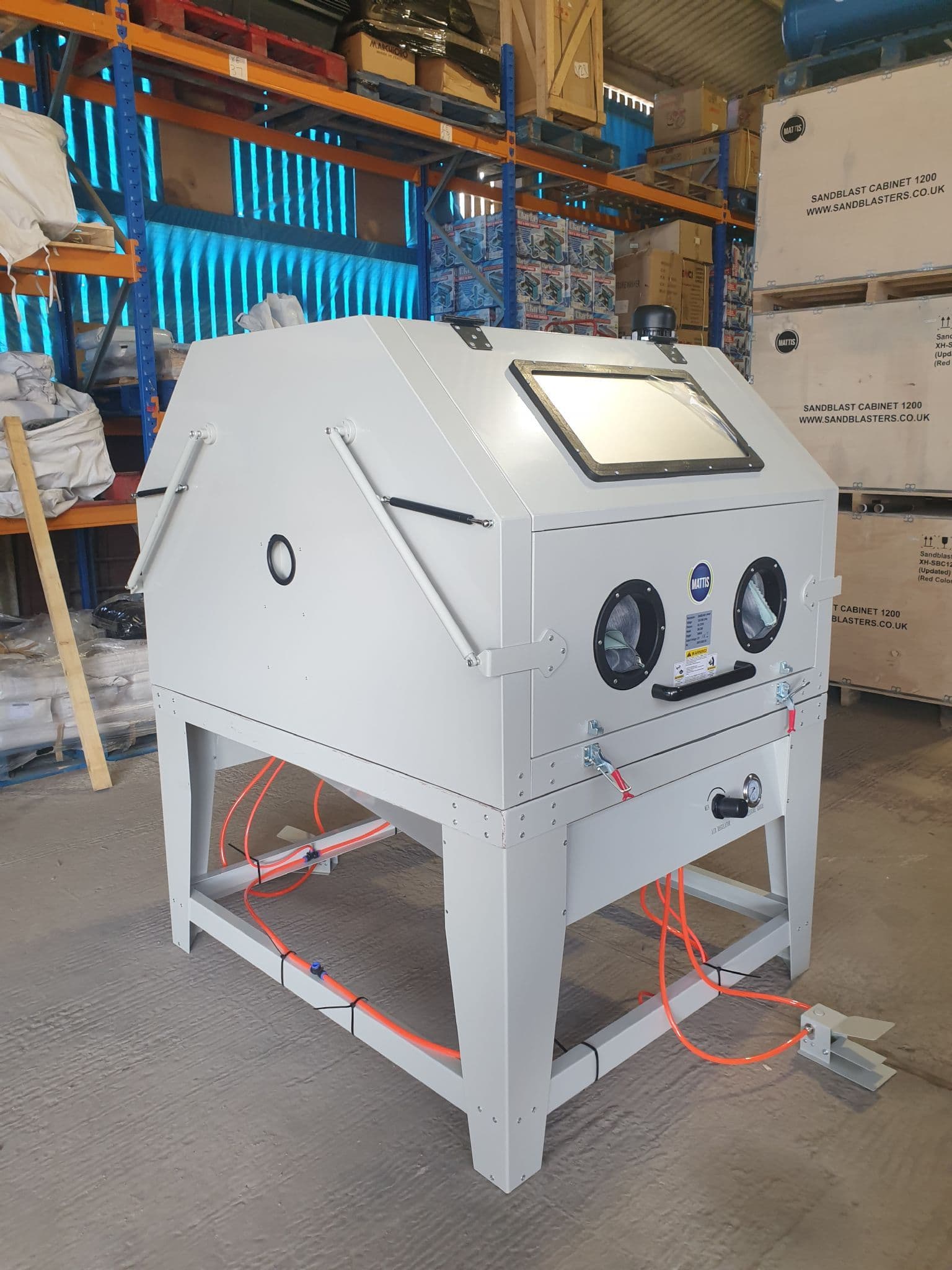 Large Sand Blast SBC1280 with 2 work stations