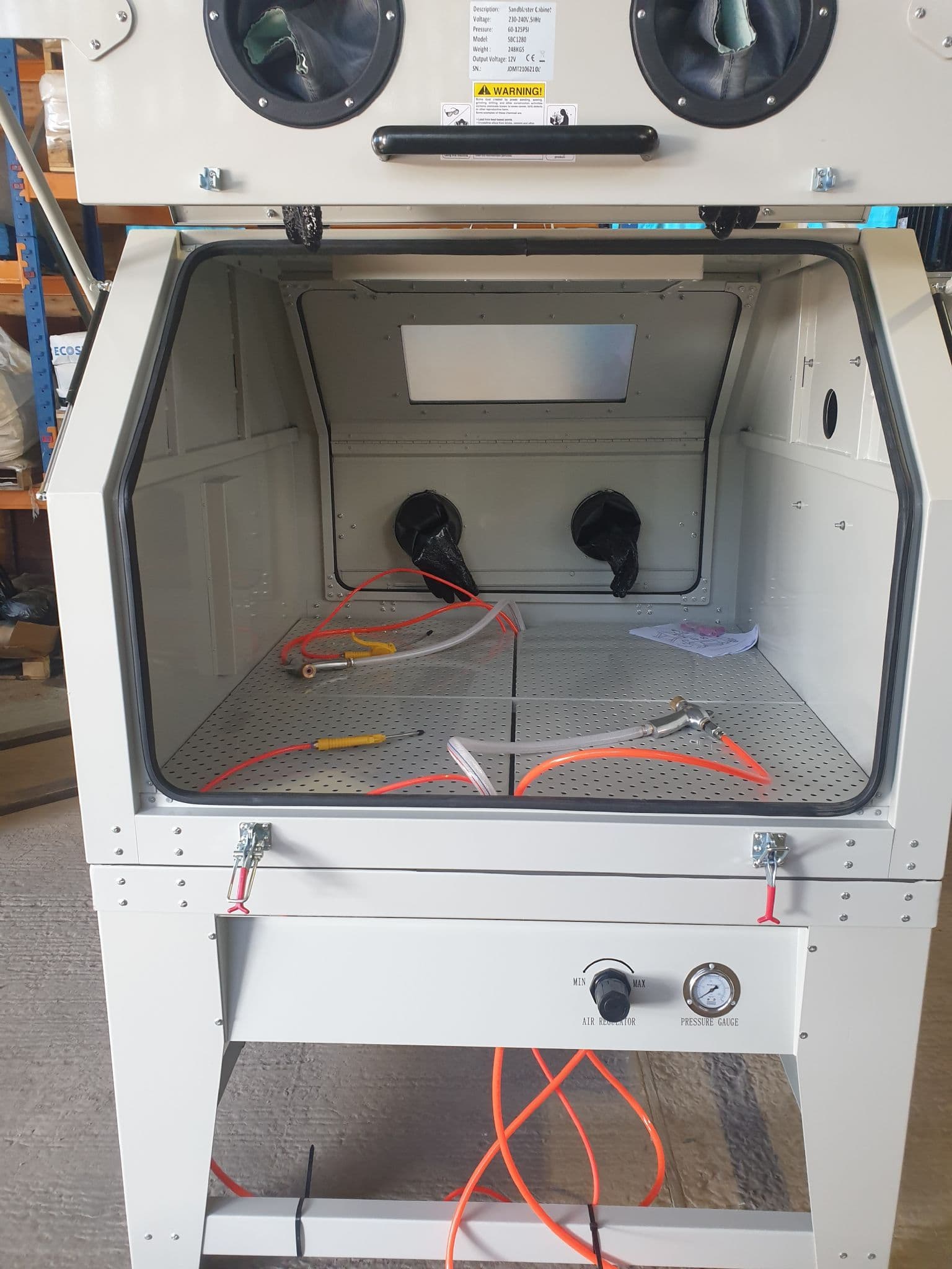 Large Sand Blast SBC1280 with 2 work stations