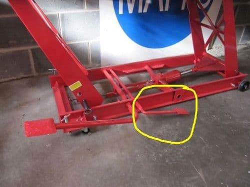 Motorbike Lift Lowering Foot Pedal