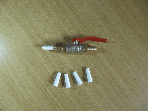 Nozzles Replacement Old Style Sand Blast Gun with 4 Nozzles Fits the Blasting Pots