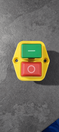 On / off switch for DC17 stand alone dust extractor