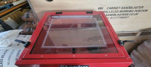 Perspex Sandblasting Cabinet Screen for Clarke CSB20B Blast Cabinet Door