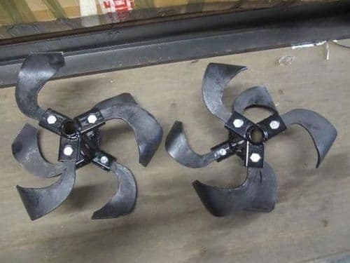 Rotavator Replacement 2 Tine Set. Complete Spare Tine Set for Neilsen Tiller
