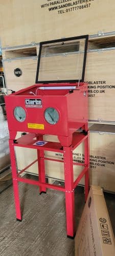 Support Stand for Clarke  CSB20B Blast Cabinet in RED,  STAND ONLY