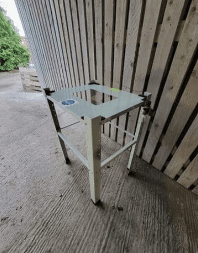 Support Stand for SBC90 Blast Cabinet in CREAM, STAND ONLY