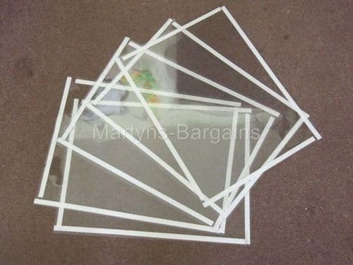 Tear off acetate replacement  screen protectors  to Protect glass on  Clarke CSB20B x 10