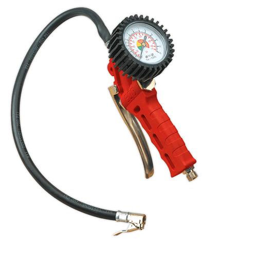 Tyre Inflator. Sealey Tyre Inflator with Clip-On Connector SA9302