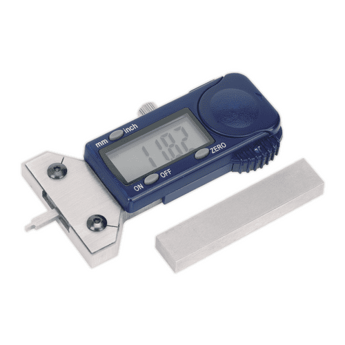 Tyre tread gauge. Sealey Digital Tyre Tread Depth Gauge - DVSA Approved