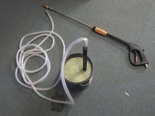 Wet Sandblast Gun,Lance and Suction hose for wet pressure washer blasting