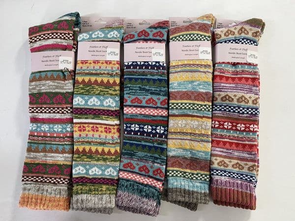 34SED196 BS008 LONG ALPCA BLEND SOCKS £1.65 EACH
