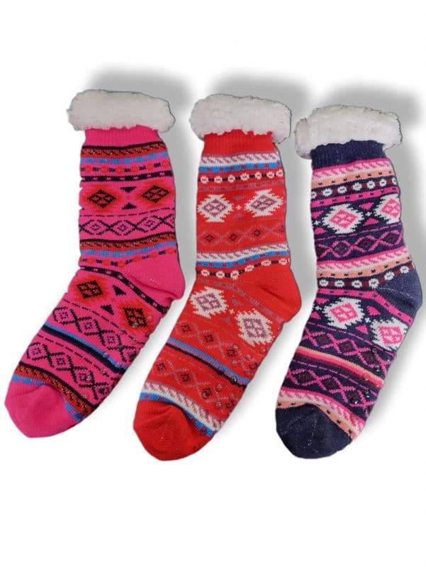 AA5316A COSY SOCKS 3 ASST